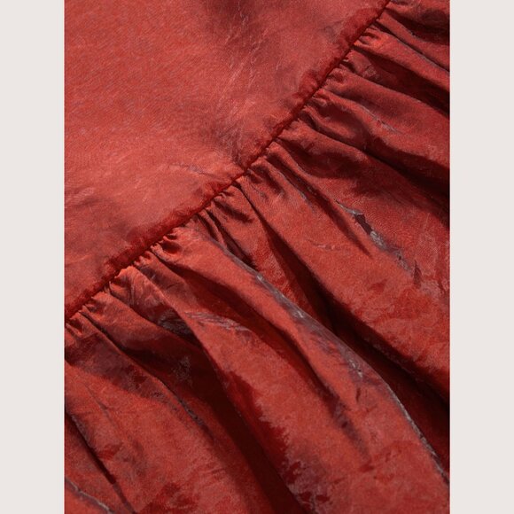 Red Bowknot Sheer Mini Dress with Cami Mini Dress - Picture 10 of 13